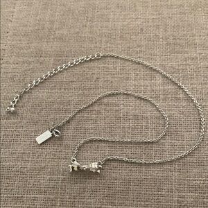 Kate Spade Silver Bow Necklace
